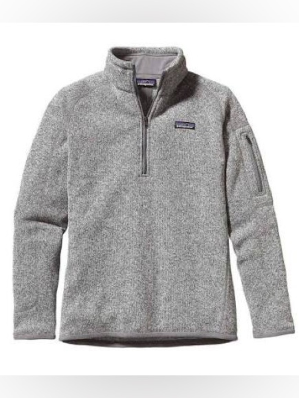 Patagonia Women’s Heather Gray Half-Zip Fleece Pullover